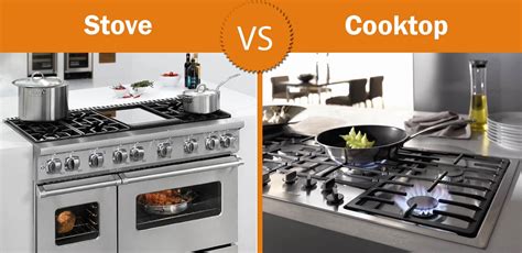 gas range cooktop vs stove